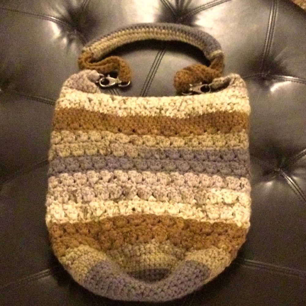 Hand Crocheted Shoulder Bag